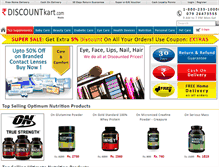 Tablet Screenshot of discountkart.com